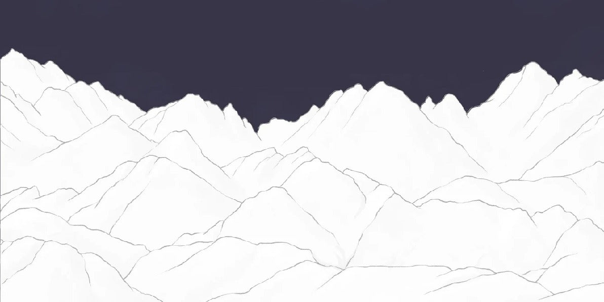 Panorama-Tapete Massif des Écrins