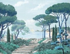 Papier peint balade dans les calanques, XXL, tendance