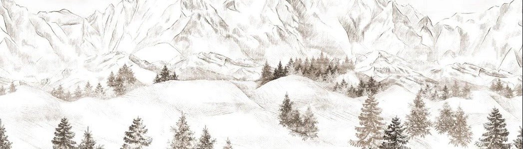 Tapete Bergmassiv der Alpen