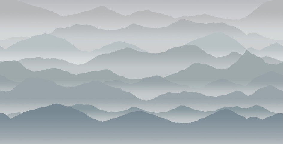 Panorama-Tapete cimes mist