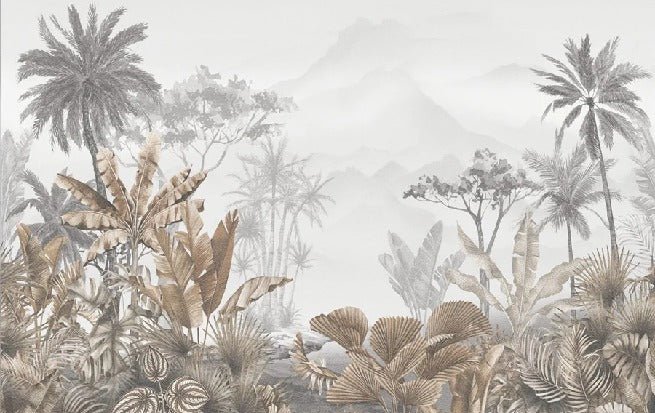 Tapete Trend Tropical Sepia
