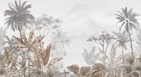 Tapete Trend Tropical Sepia