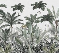 Papier peint panoramique jungle tree, XXL, tendance