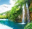 Tapete Wasserfall Entspannung