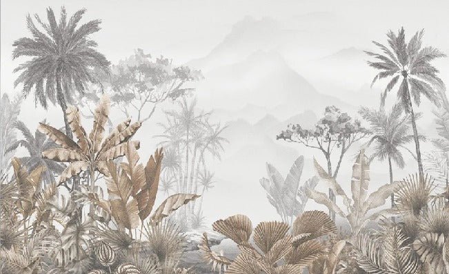 Tapete Trend Tropical Sepia