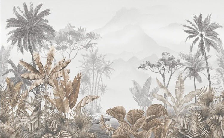Tapete Trend Tropical Sepia