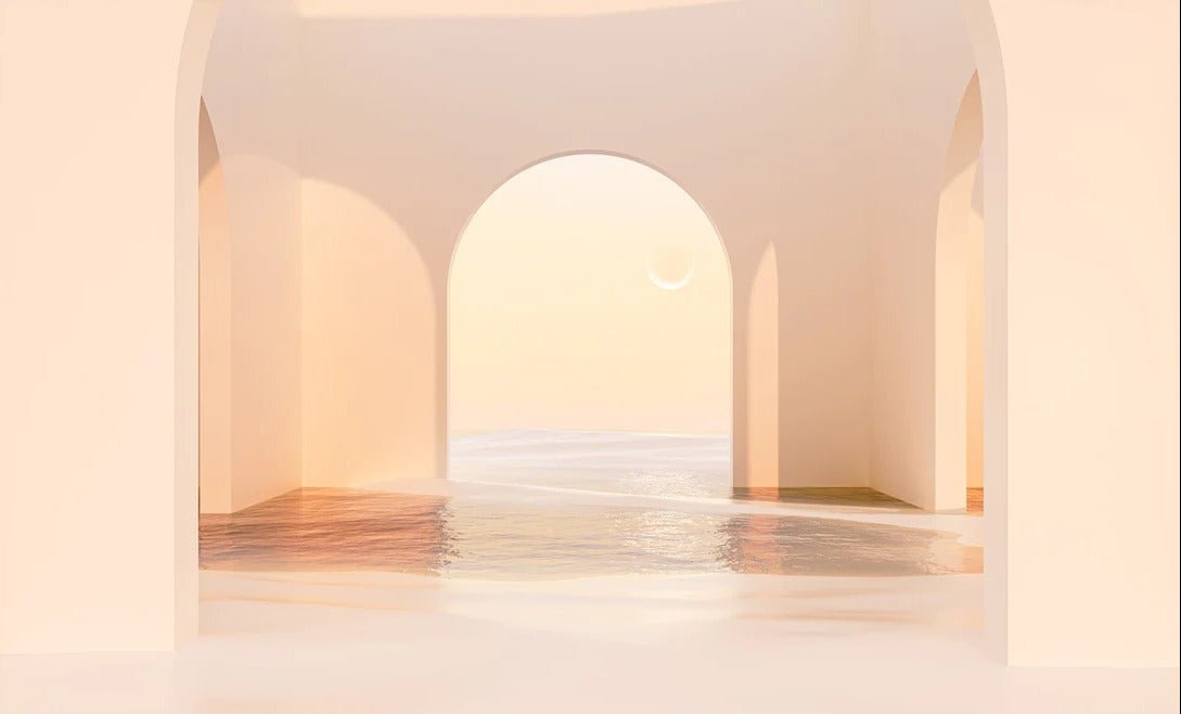 Panorama-Tapete Design sunset arch