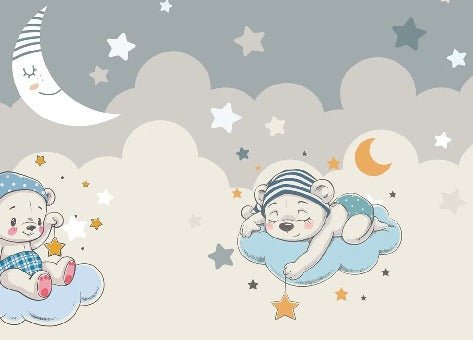 Tapete Babys Verträumte Bärchen