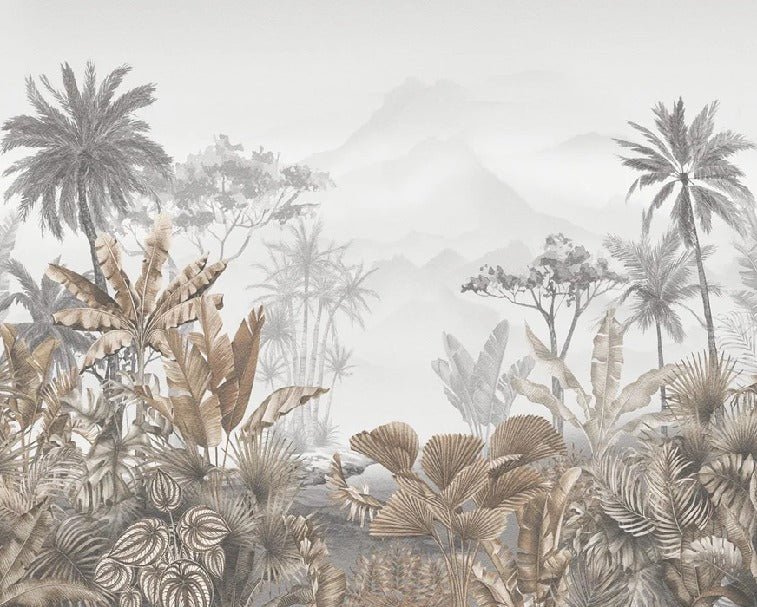 Tapete Trend Tropical Sepia
