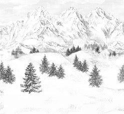 Tapete Berggipfel von Chamonix