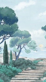 Tapete Spaziergang in den Calanques