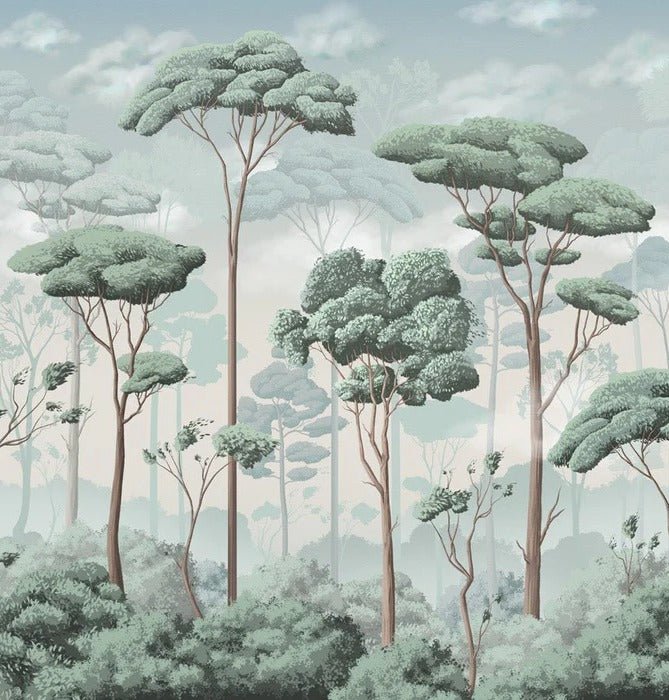 Papier peint panoramique pinède volupté, XXL, tendance