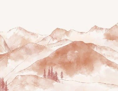 Tapete Bergkette Aravis