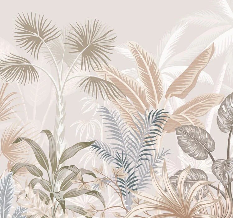 Papier peint toilette jungle terracotta, XXL, tendance