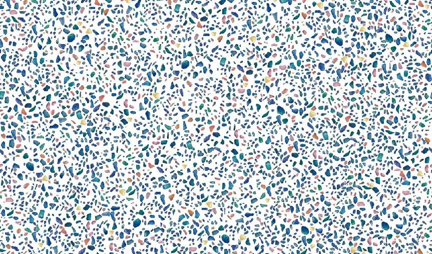 Papier peint effet terrazzo condensé, XXL, tendance