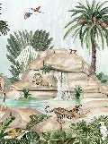 Kindertapete Tierische Oase