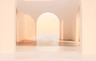 Panorama-Tapete Design sunset arch