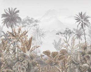 Tapete Trend Tropical Sepia