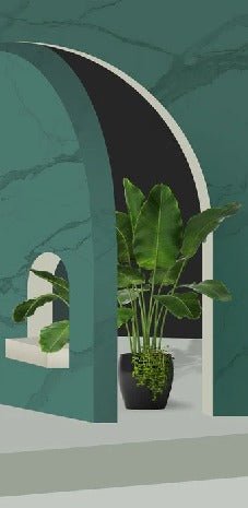 Hoteltapete Trompe l'oeil