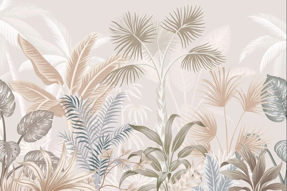 Papier peint panoramique jungle terracotta, XXL, tendance