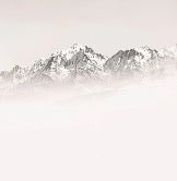 Papier peint matin brumeux Mont Blanc, XXL, tendance