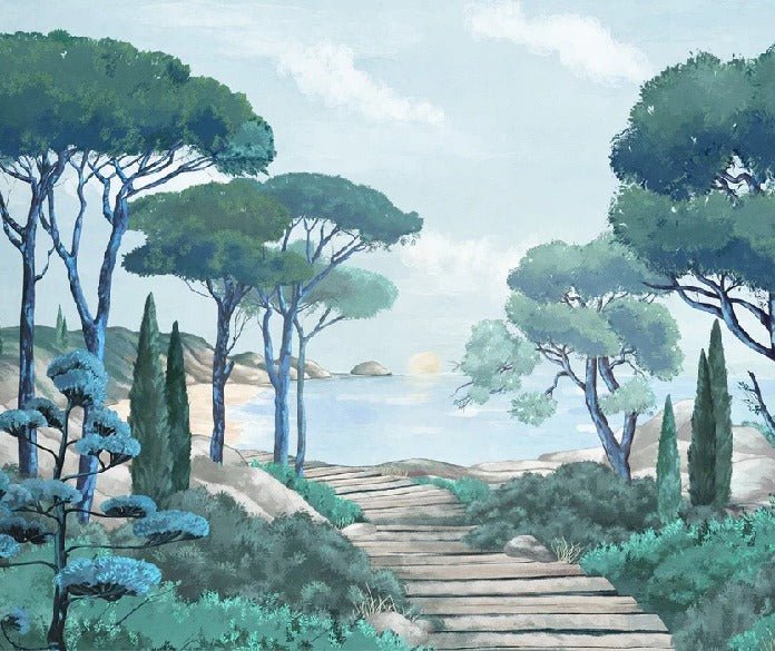 Tapete Spaziergang in den Calanques