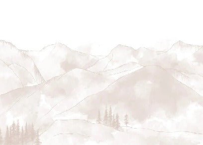Panorama-Tapete Aravis beige