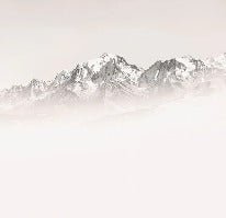 Tapete Nebliger Morgen Mont Blanc