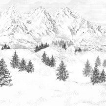 Tapete Berggipfel von Chamonix