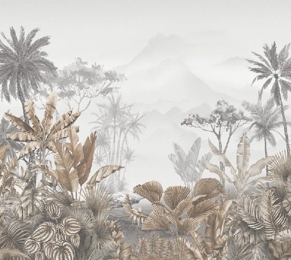 Tapete Trend Tropical Sepia