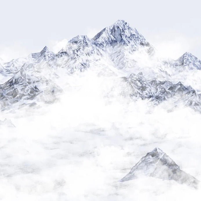 Tapete Mount Everest blau