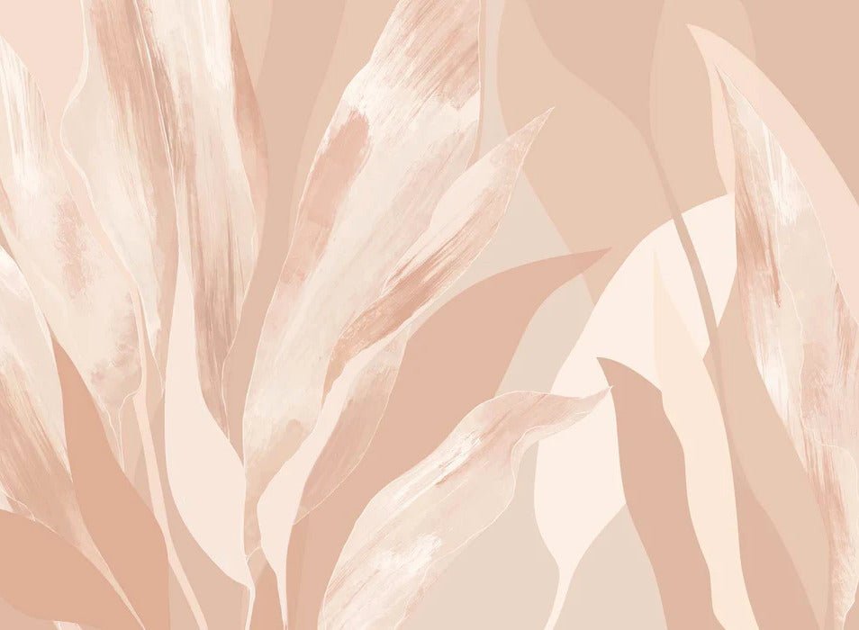 Tapete Blumenstoff nude