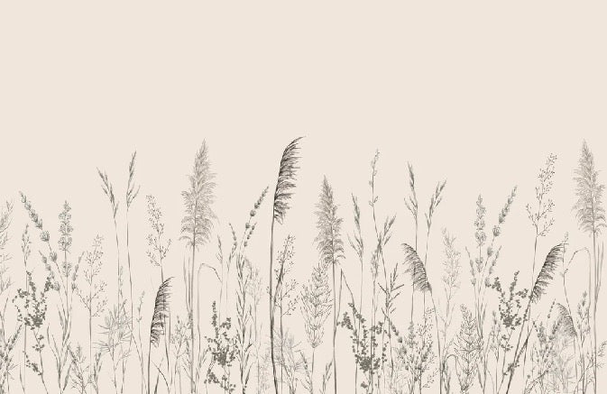 Papier peint panoramique prairie sauvage