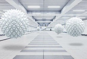 Papier peint Trompe l'oeil 3D tendance in the air, XXL, tendance