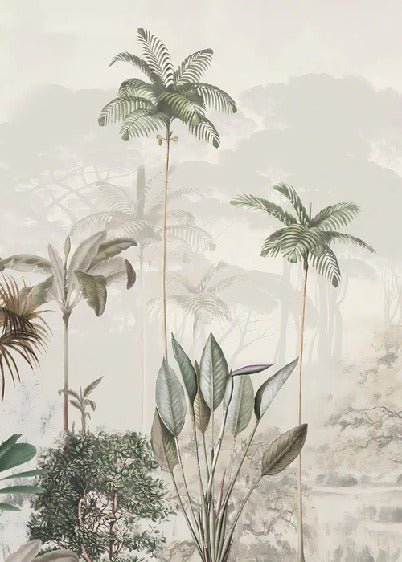 Papier peint panoramique jungle eden vert, XXL, tendance