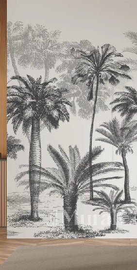Tapete Jungle Black & White