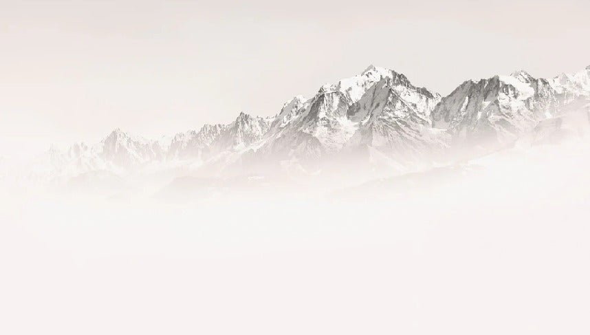 Tapete Nebliger Morgen Mont Blanc
