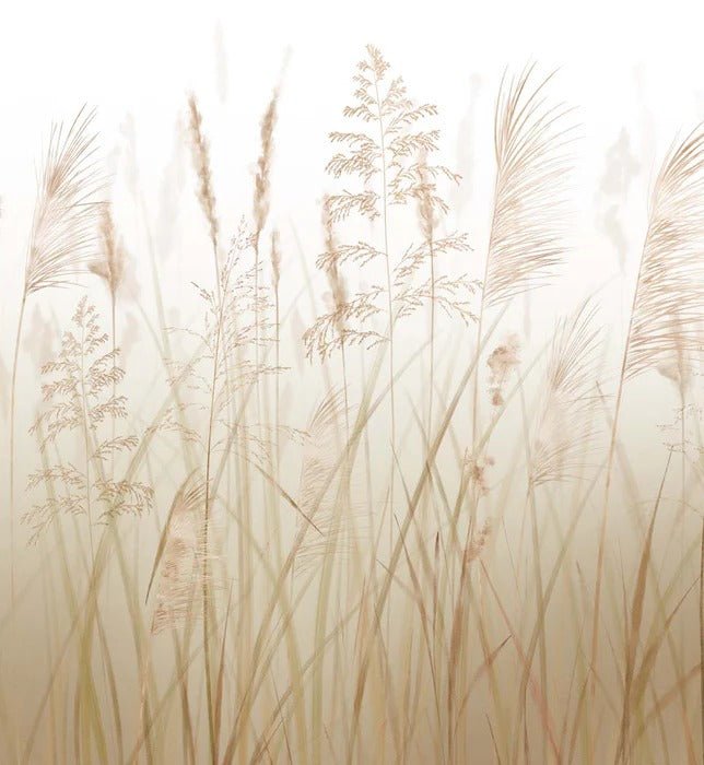 Papier peint fleur des champs de blé, XXL, tendance