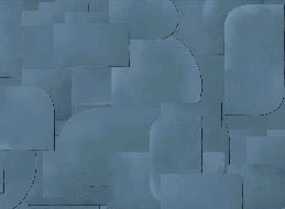 Blau geschnittene Panoramatapete