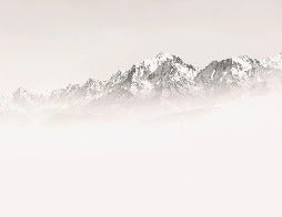 Papier peint matin brumeux Mont Blanc, XXL, tendance