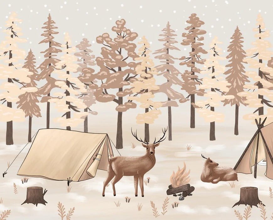 Papier peint enfant scandinave féérie suédoise, XXL, tendance