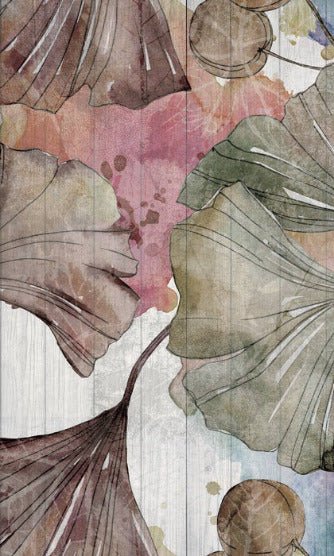 Papier peint panoramique ginkgo Japon Zen, XXL, tendance