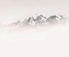 Tapete Nebliger Morgen Mont Blanc
