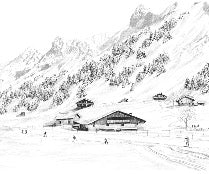 Tapete Clusaz ski fond montagne Confins