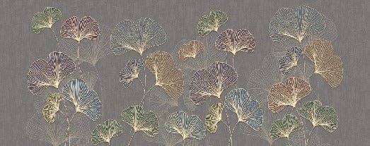 Fototapete Panorama Ginkgo Asien Trend