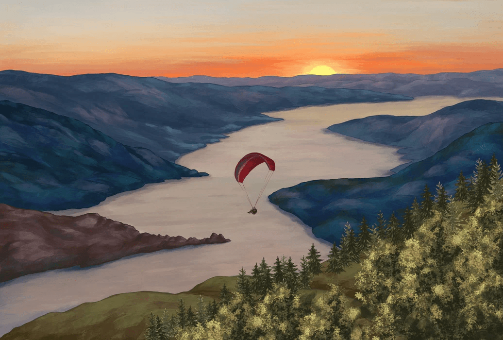 Papier peint col de la Forclaz - Muralconcept