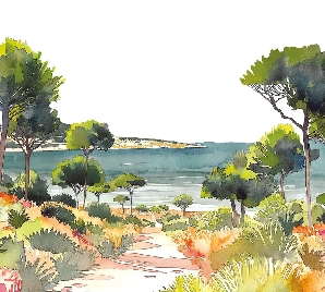 Papier peint panoramique air estival - Muralconcept