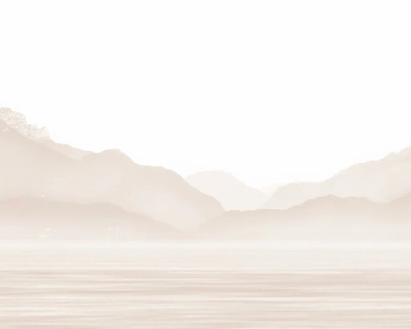 Tapete Annecy und sein friedlicher See in Beige