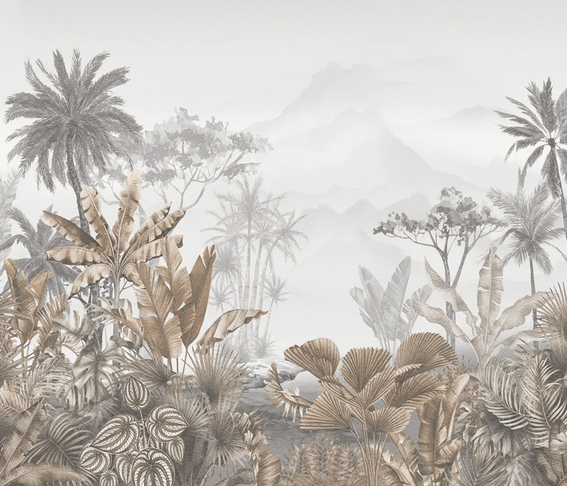 Tapete Trend Tropical Sepia - Muralconcept