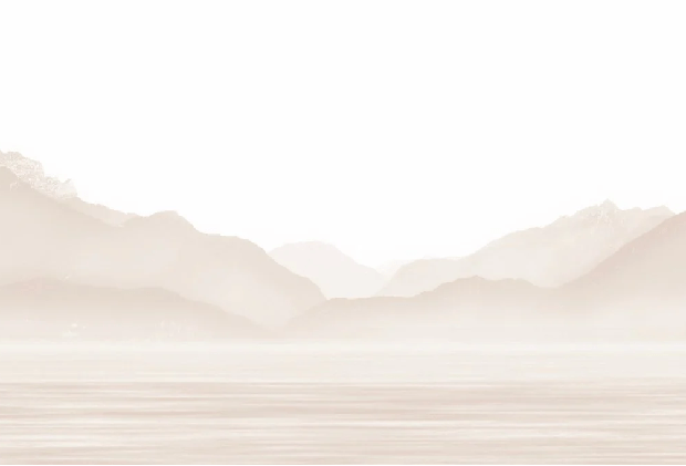 Tapete Annecy und sein friedlicher See in Beige